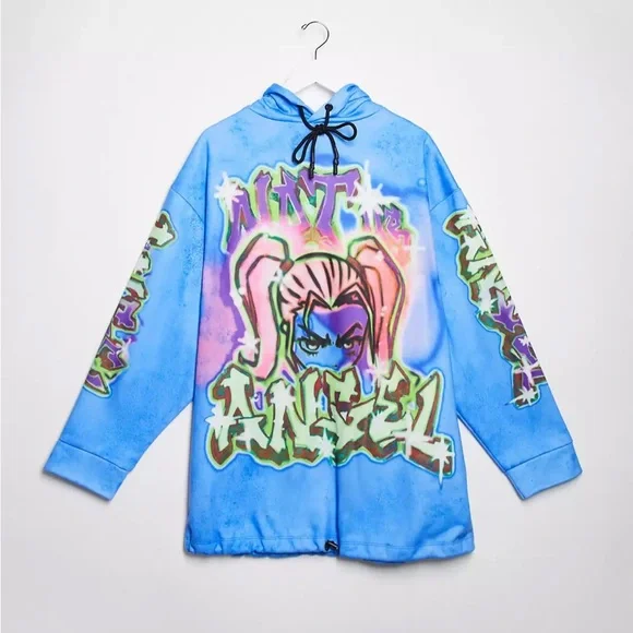 Jaded london hoodie dress shop